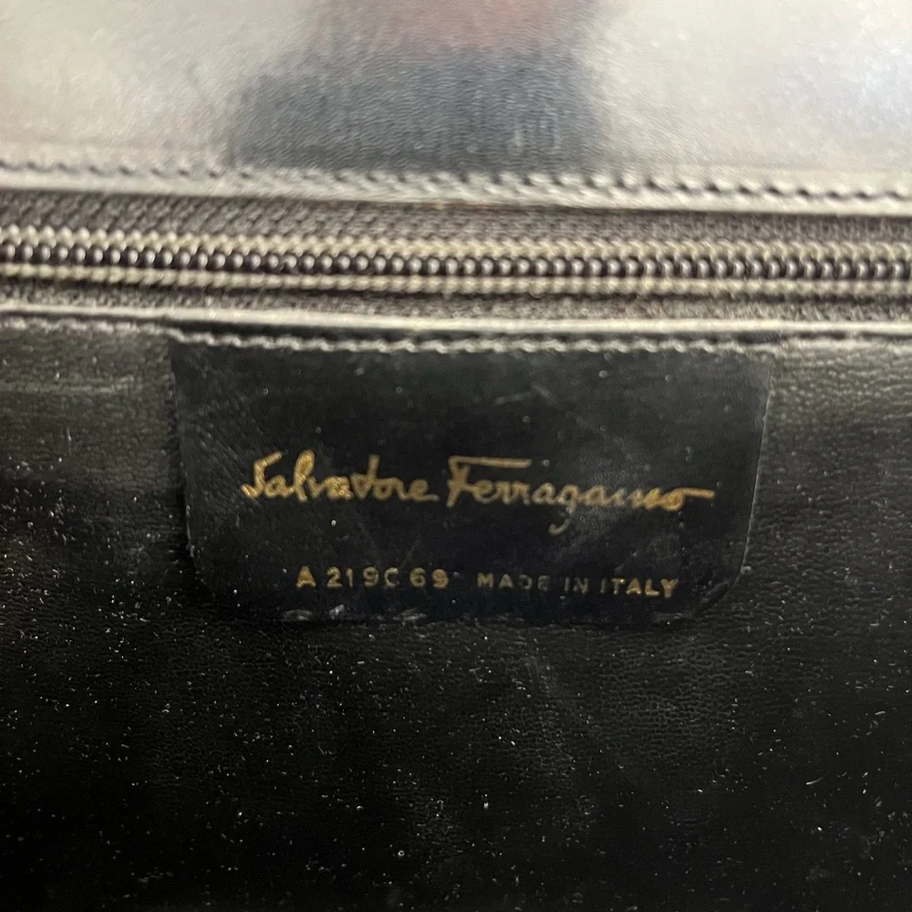 Auth VTG FERRAGAMO Leather Bag - Picture 10 of 10